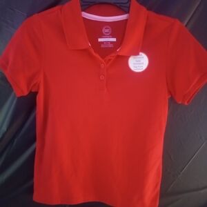 Gildan Vibrant Red Kids Polo Shirt